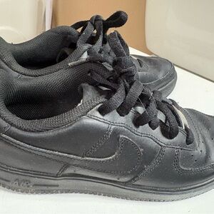Nike Black Leather Sneakers